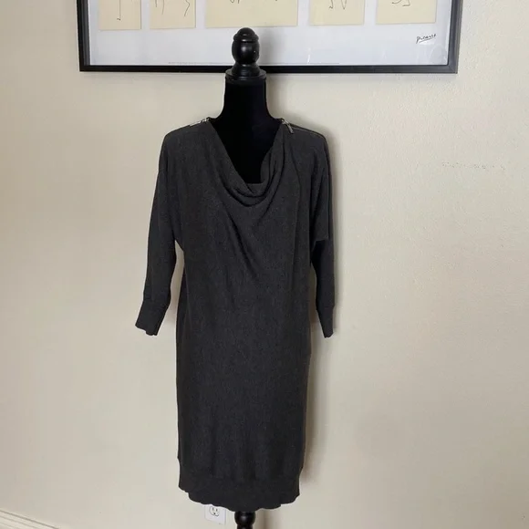michael kors grey sweater dress Michael Kors Collection
